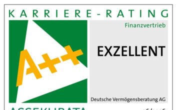 Zum 19. Mal in Folge exzellent: DVAG erneut mit Bestnote im Assekurata-Karriere-Rating